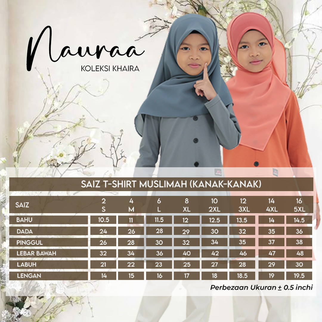 NAURAA COTTON KIDS - KD470 BLACK