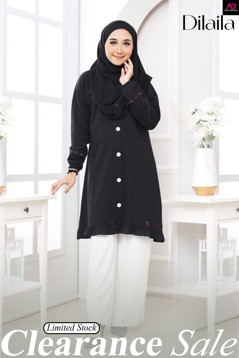 DILAILA COTTON (M) - BLACK