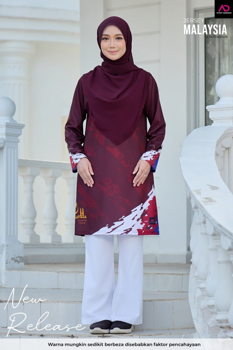JERSI MALAYSIA - KH160 PURNAMA (MERAH)
