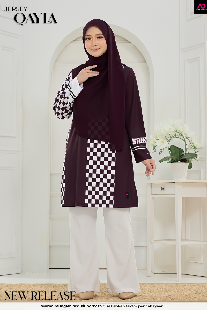 QAYLA EDISI ABSTRACT - SRIKANDI PLUM