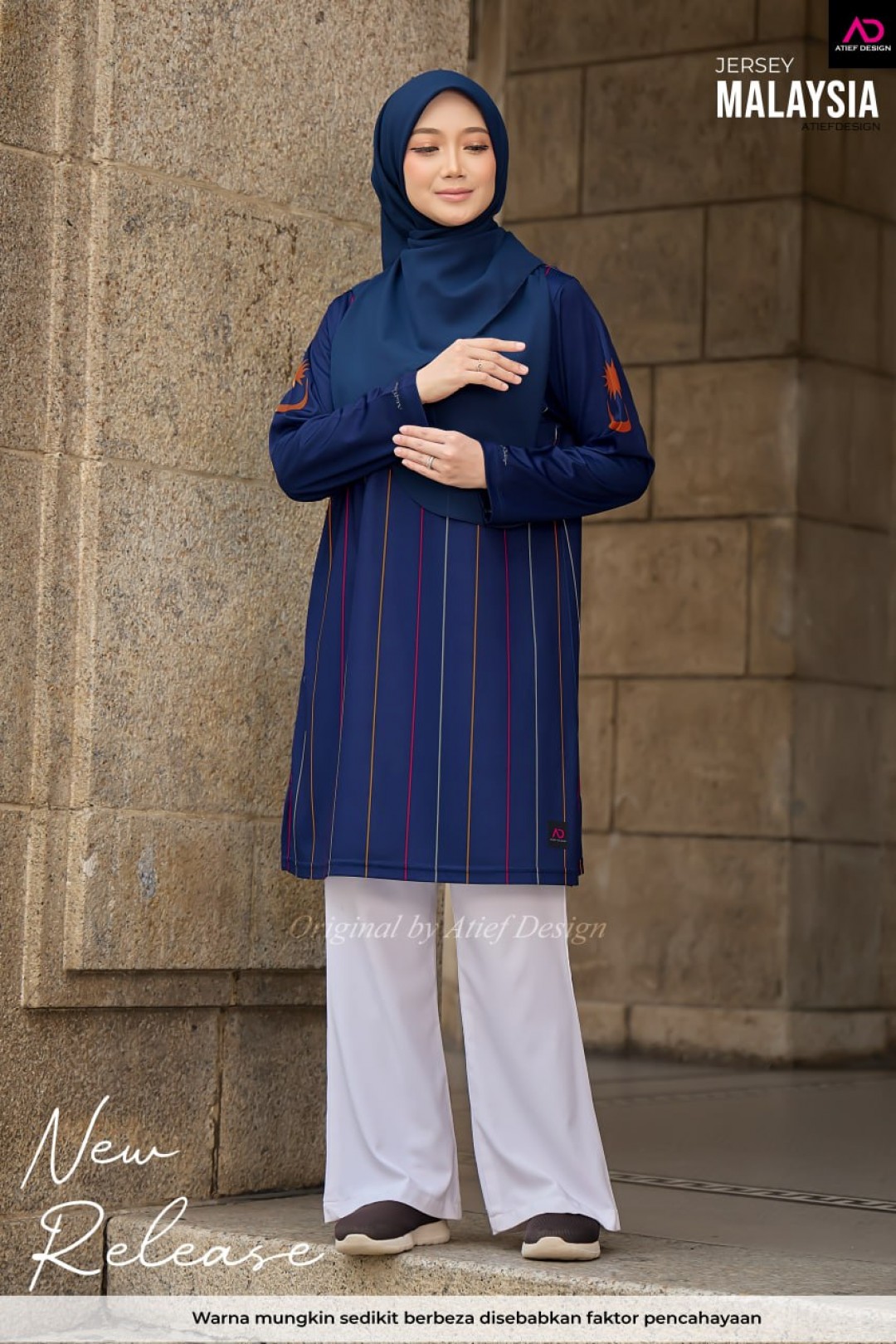JERSI MALAYSIA - KH061 NAVY BLUE