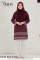 QAYLA EDISI SONGKET - SEROJA BURGUNDY