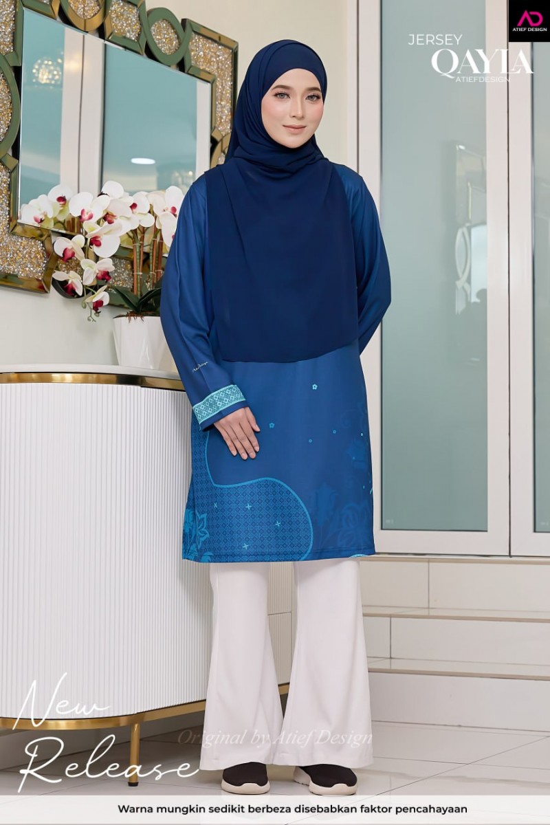 QAYLA EDISI SUFI- KH183 SUFI DENIM BLUE