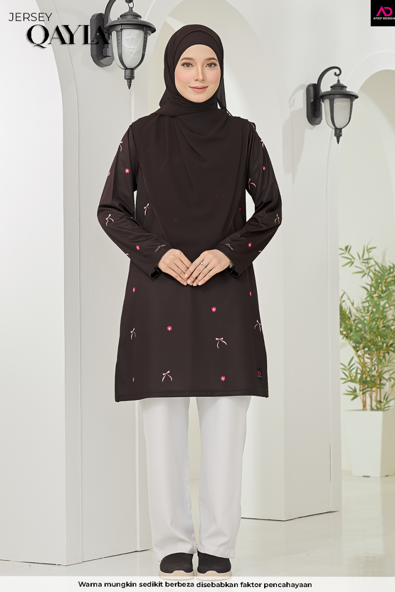 QAYLA EDISI ABSTRACT- COQUETTE DARK CHOCOLATE