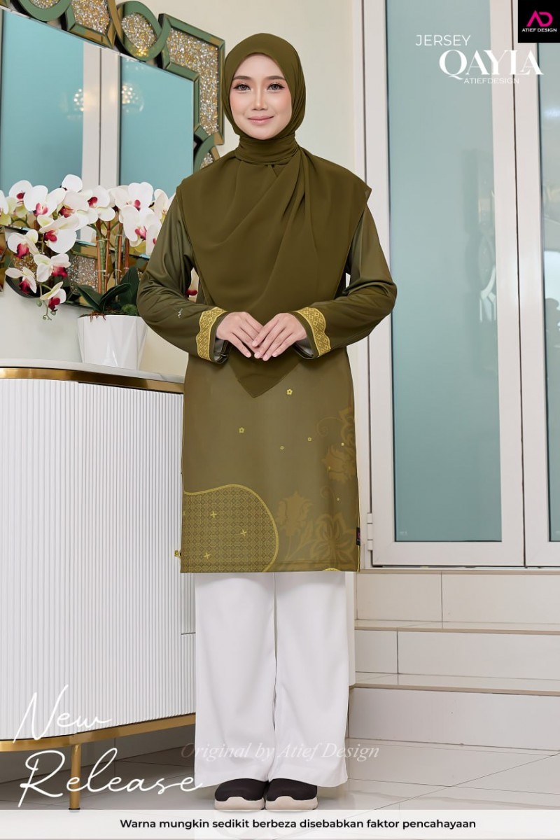 QAYLA EDISI SUFI- KH184 SUFI OLIVE
