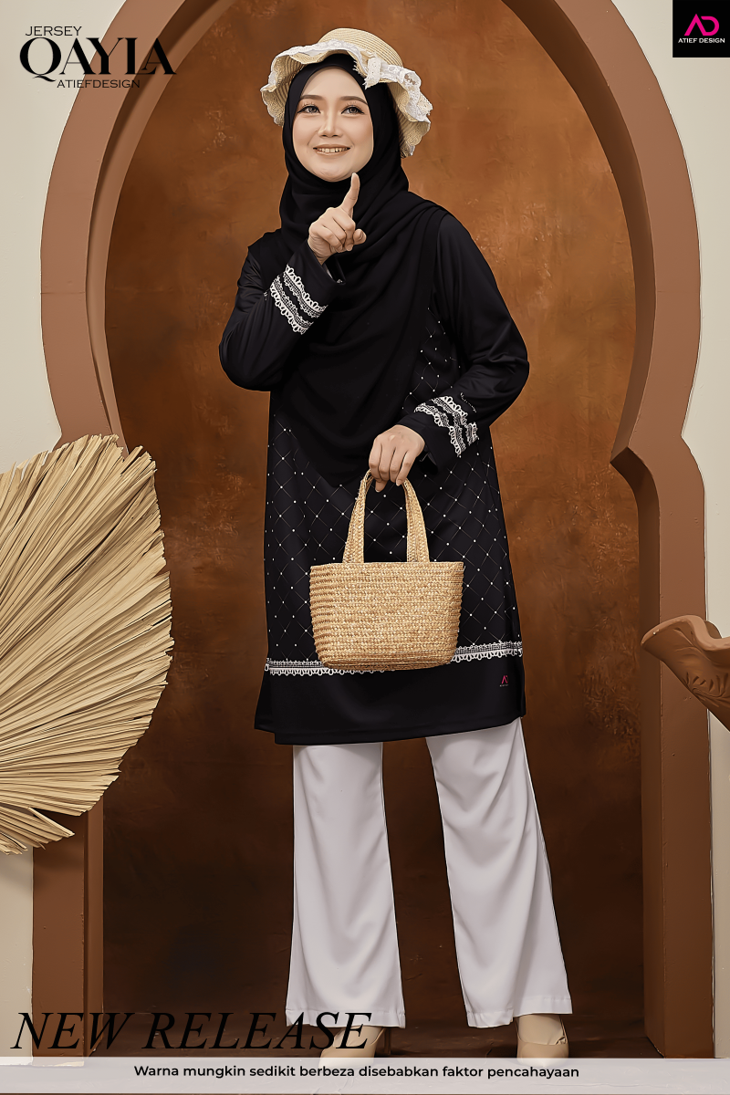 QAYLA EDISI ABSTRACT - AYRAA BLACK