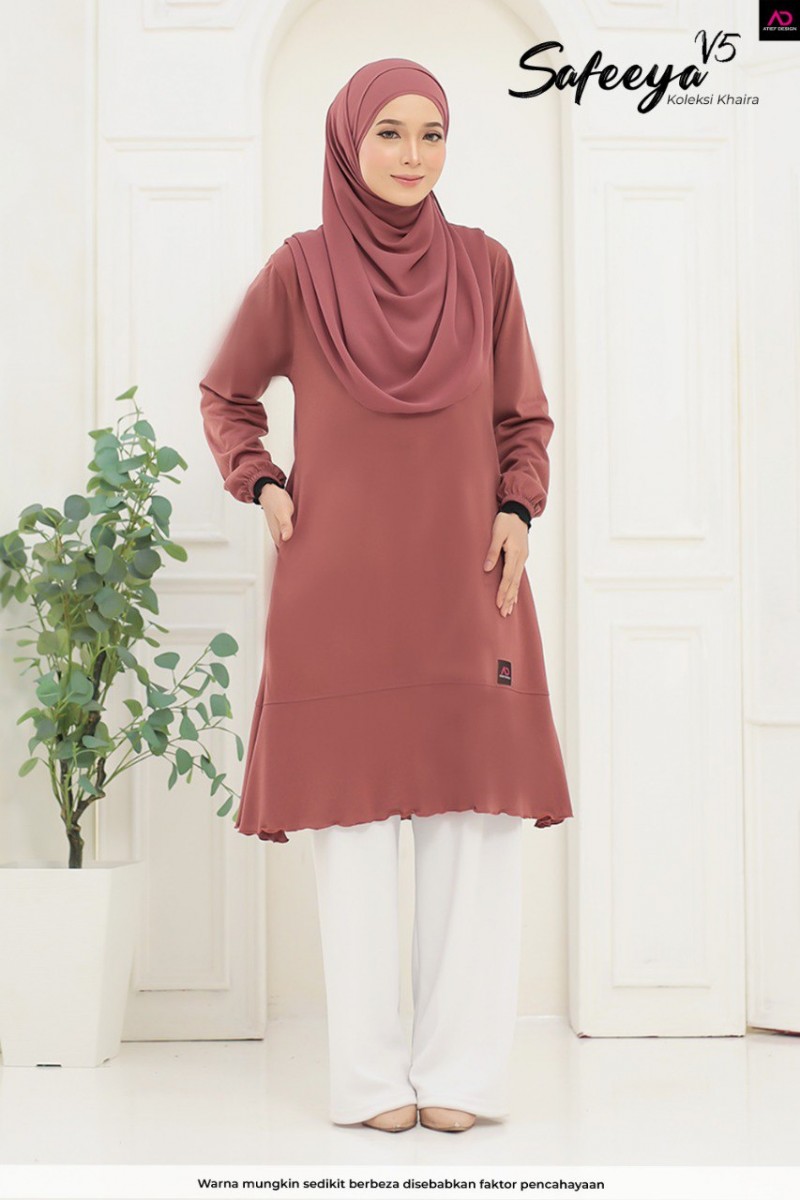 SAFEEYA COTTON DEWASA - K664 ROSEWOOD