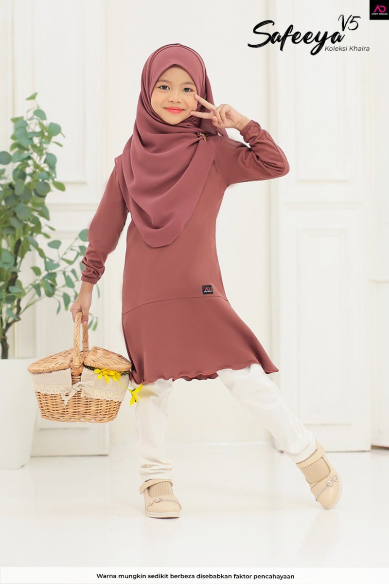 SAFEEYA COTTON KIDS - KD484 ROSEWOOD