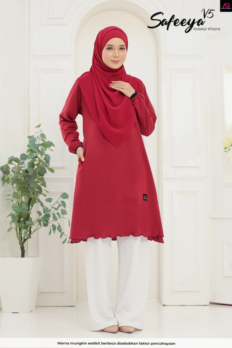 SAFEEYA COTTON DEWASA - K666 RED DUNHILL