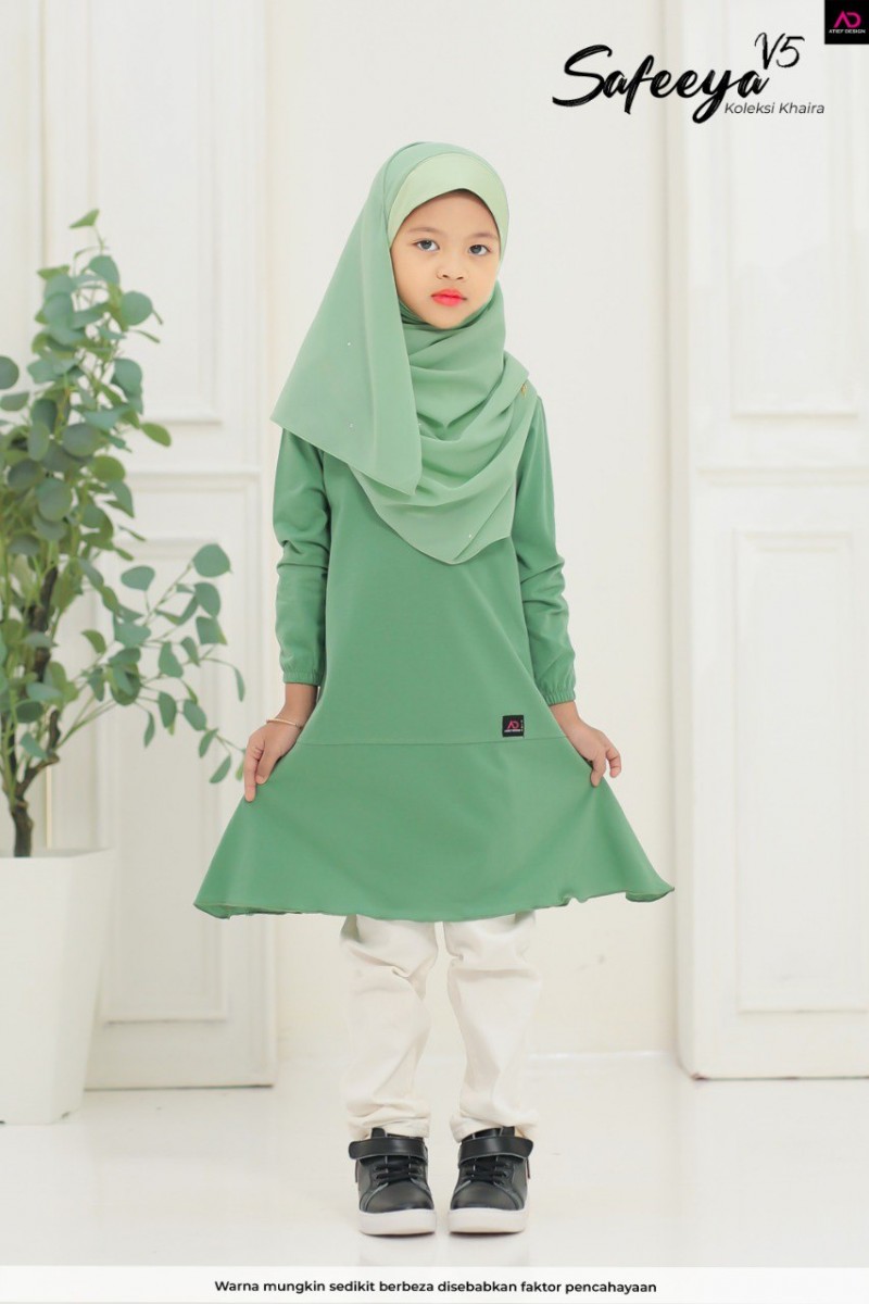 SAFEEYA COTTON KIDS - KD489 AQUA GREEN