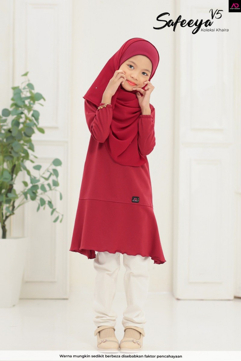 SAFEEYA COTTON KIDS - KD486 RED DUNHILL