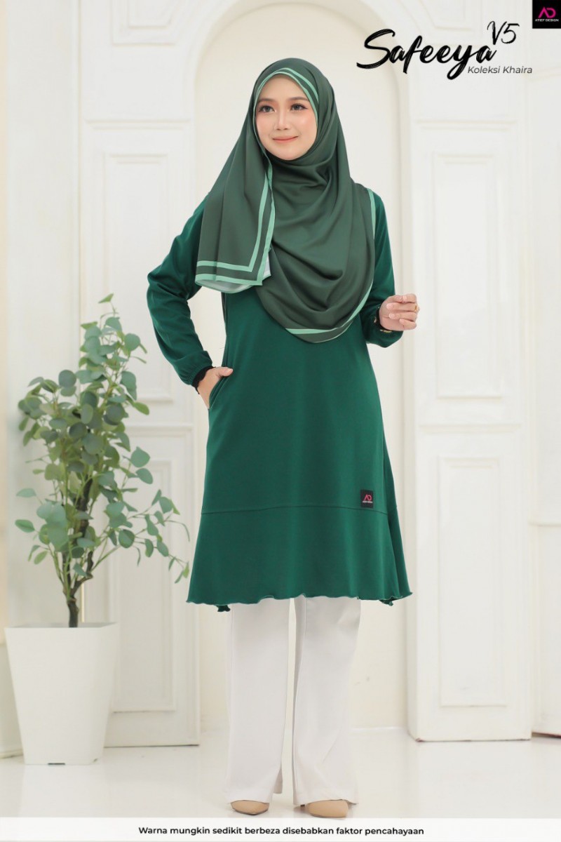 SAFEEYA COTTON DEWASA - K670 EMERALD GREEN