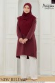 AISYAA COTTON DEWASA - K680 BURGUNDY