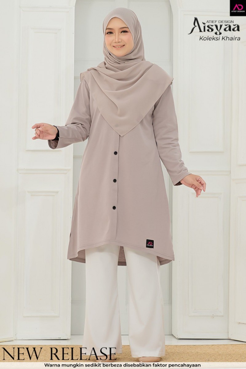 AISYAA COTTON DEWASA - K682 PEARL