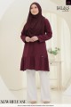 BALQIS COTTON DEWASA- K658 PLUM