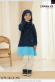 ZARAA COTTON KIDS - KD466 NAVY BLUE & LIGHT BLUE