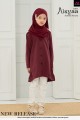 AISYAA COTTON KIDS - KD500 BURGUNDY