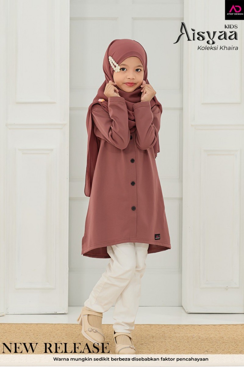 AISYAA COTTON KIDS - KD501 ROSEWOOD