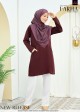 FARHA DEWASA COTTON - K676 DARK CHOCOLATE