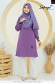 (PLUSSIZE) SAFEEYA COTTON DEWASA - K624 DARK DUSTY PINK