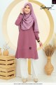 SAFEEYA COTTON DEWASA - K622 HOT PINK BLACAN