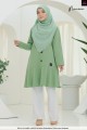 NAURAA COTTON DEWASA- K653 MATCHA GREEN