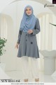 NAURAA COTTON DEWASA- K648 SOFT GREY