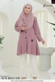 NAURAA COTTON DEWASA- K652 PINK BLACAN