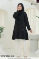 NAURAA COTTON DEWASA- K650 BLACK