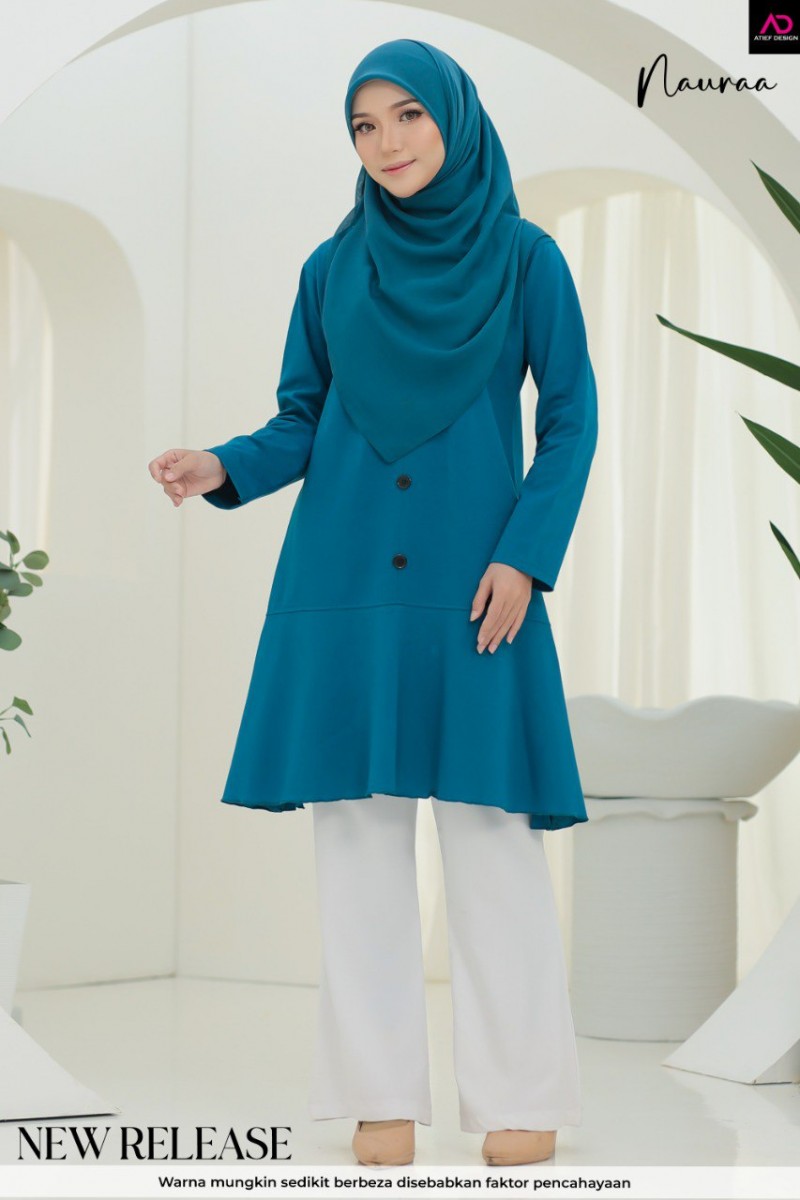NAURAA COTTON DEWASA- K649 OLYMPIC BLUE