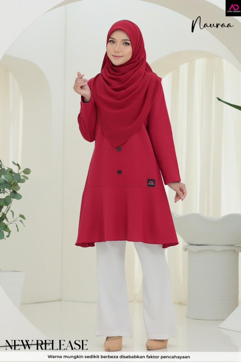 NAURAA COTTON DEWASA- K651 RED DUNHILL