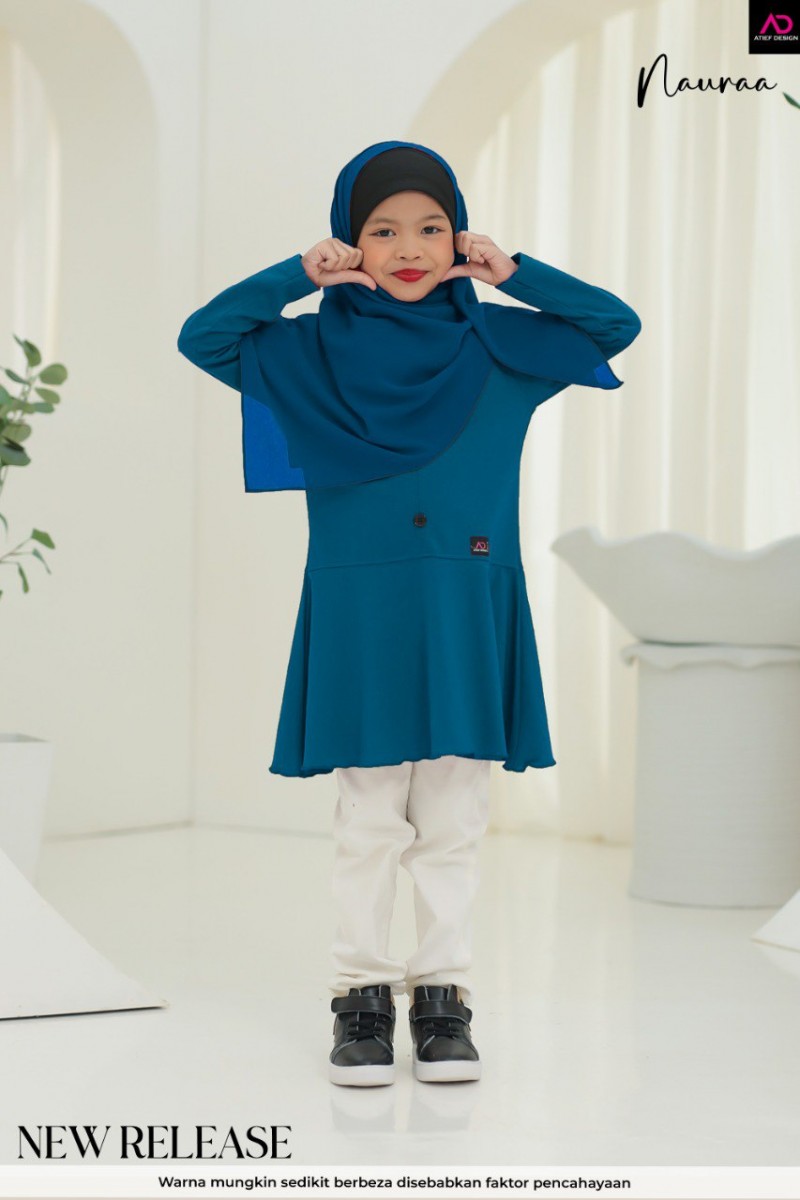 NAURAA COTTON KIDS - KD469 OLYMPIC BLUE