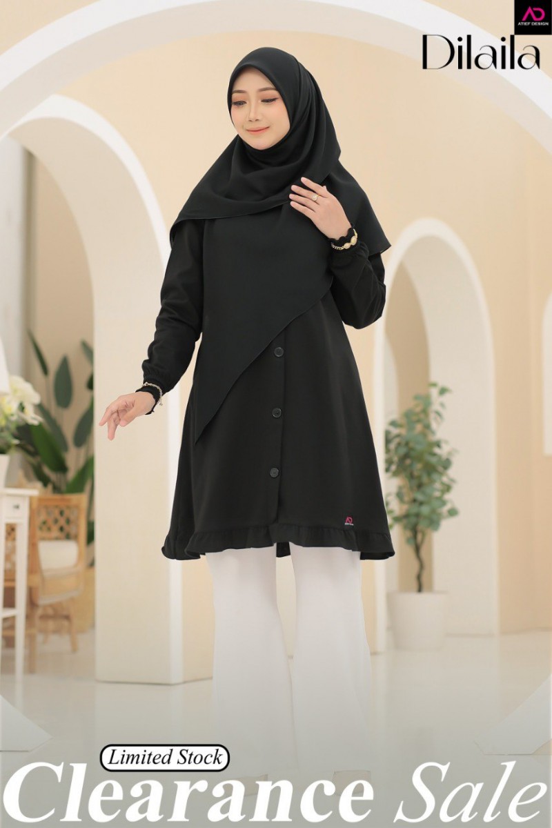 DILAILA COTTON (M) - BLACK