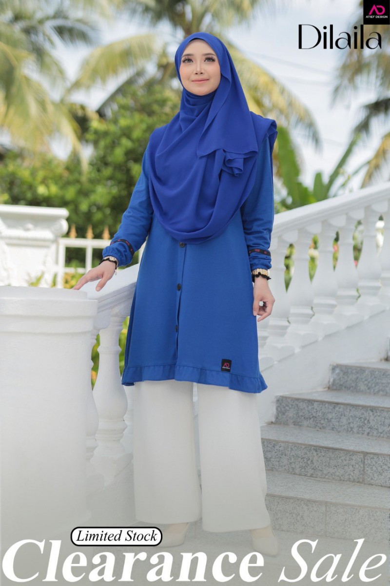 DILAILA COTTON (S) - ROYAL BLUE