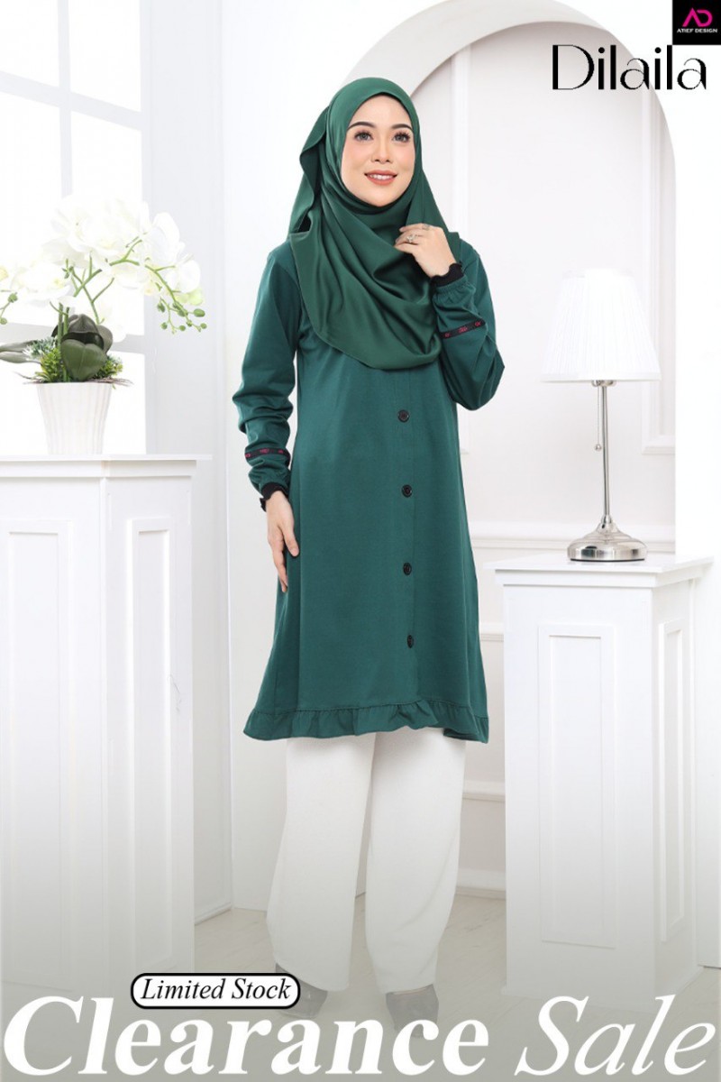 DILAILA COTTON (S) - EMERALD GREEN