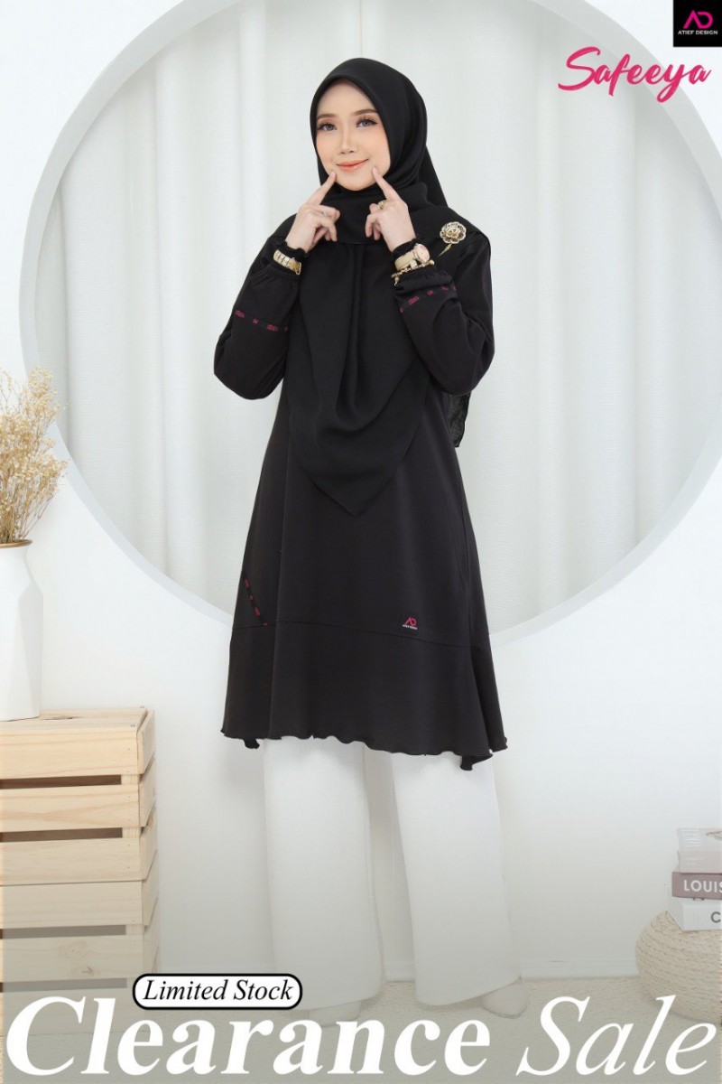 SAFEEYA COTTON (S) - BLACK