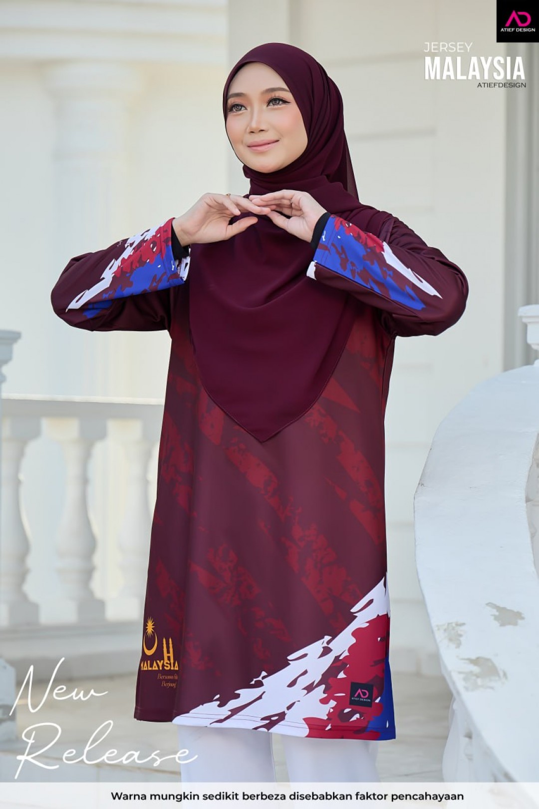 JERSI MALAYSIA - KH160 PURNAMA (MERAH)