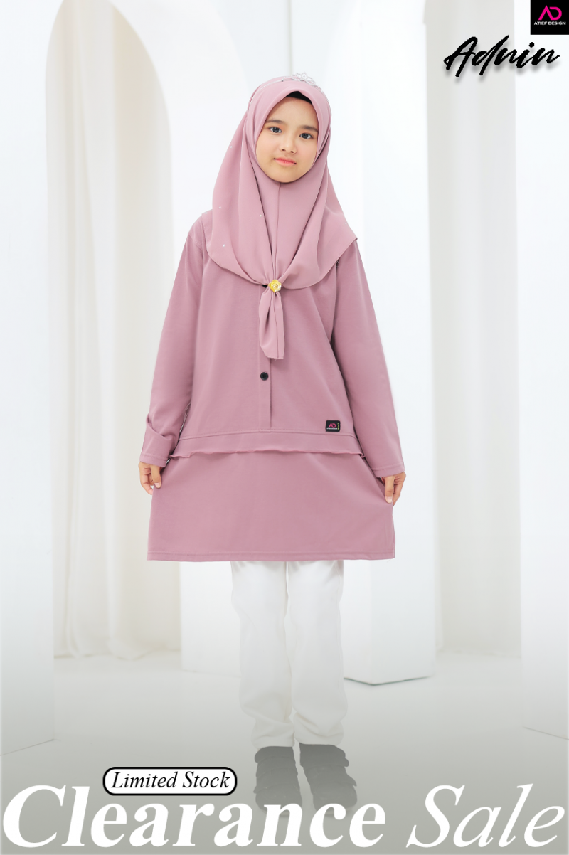 ADNIN COTTON KIDS (M) - PINK BLACAN