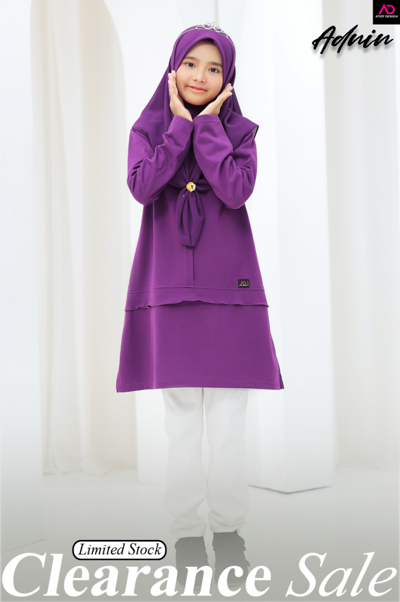 ADNIN COTTON KIDS (M) - DARK PURPLE