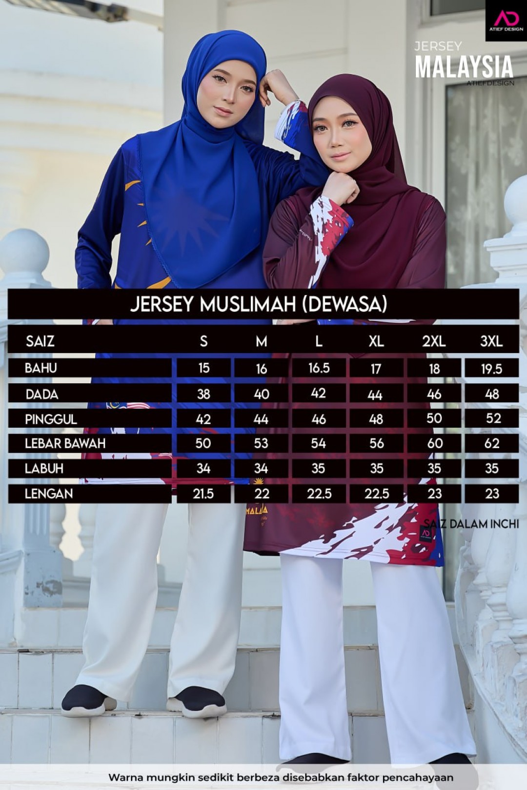 JERSI MALAYSIA - KH160 PURNAMA (MERAH)