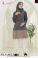 AZRAA JERSEY MUSLIMAH- KH067 GREY
