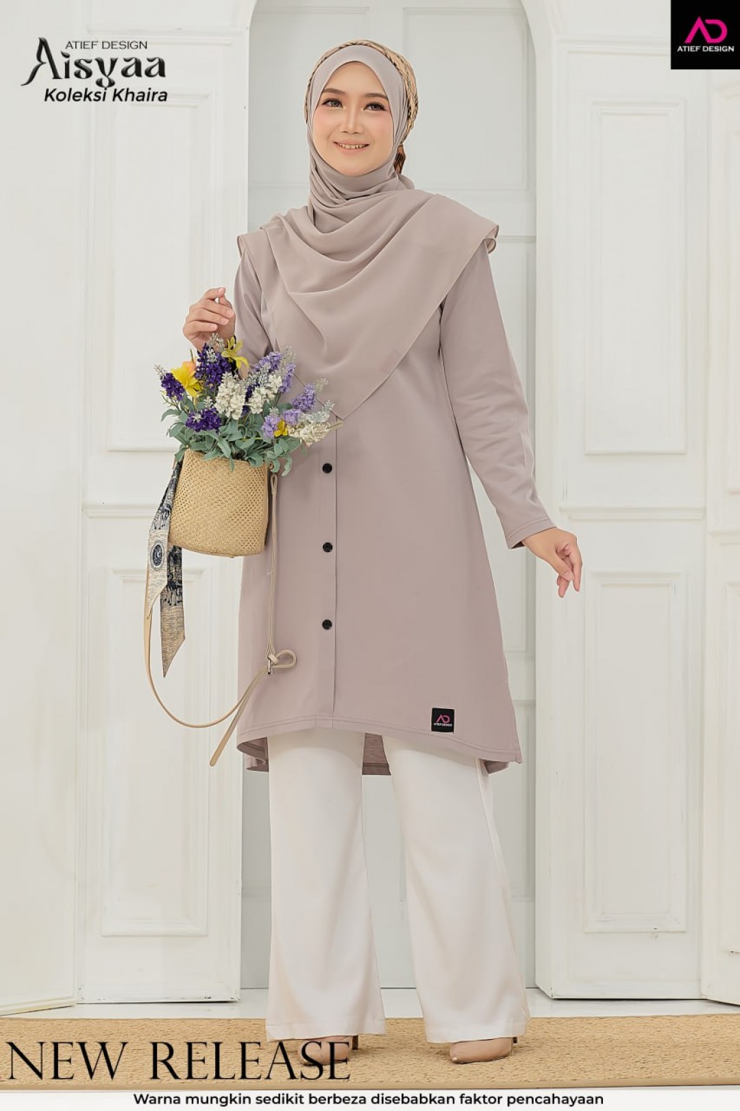 AISYAA COTTON DEWASA - K682 PEARL