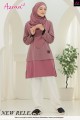 AZRAA JERSEY MUSLIMAH- KH063 PINK BELACAN