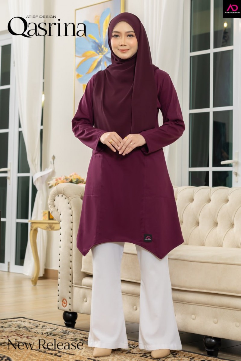 QASRINA COTTON DEWASA - K694 PLUM