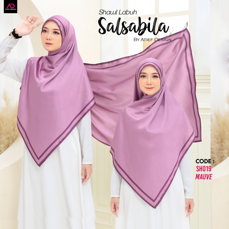SALSABILA PLAIN- SH019 MAUVE