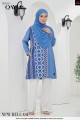 QAYLA EDISI SONGKET - SONGKET PACIFIC BLUE