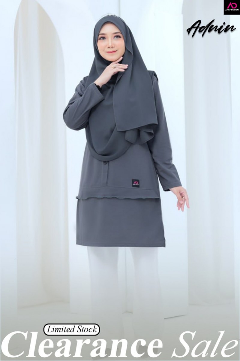 KHADEEJA COTTON (L) - GREY