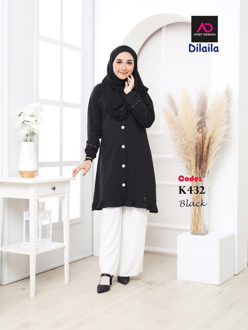 DILAILA COTTON (S) - BLACK