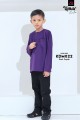 Kurta Umar KIDS CEKAK MUSANG - KDM022 DARK PURPLE