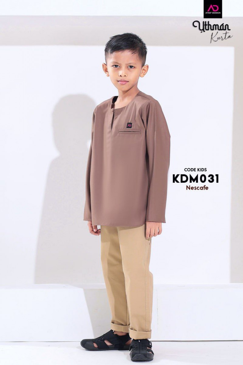 Kurta Uthman KIDS Teluk Belanga - KDM031 NESCAFE